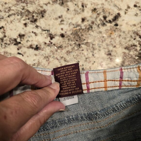 Set Lot Of 2 YMI + ZD Juniors jean shorts, bundle size 9, cotton Distressed Y2K - Picture 15 of 16